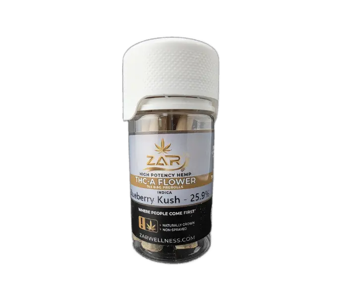 ZAR | THCa Hemp Pre Rolls | 1/2 Gram Jars (7ct)